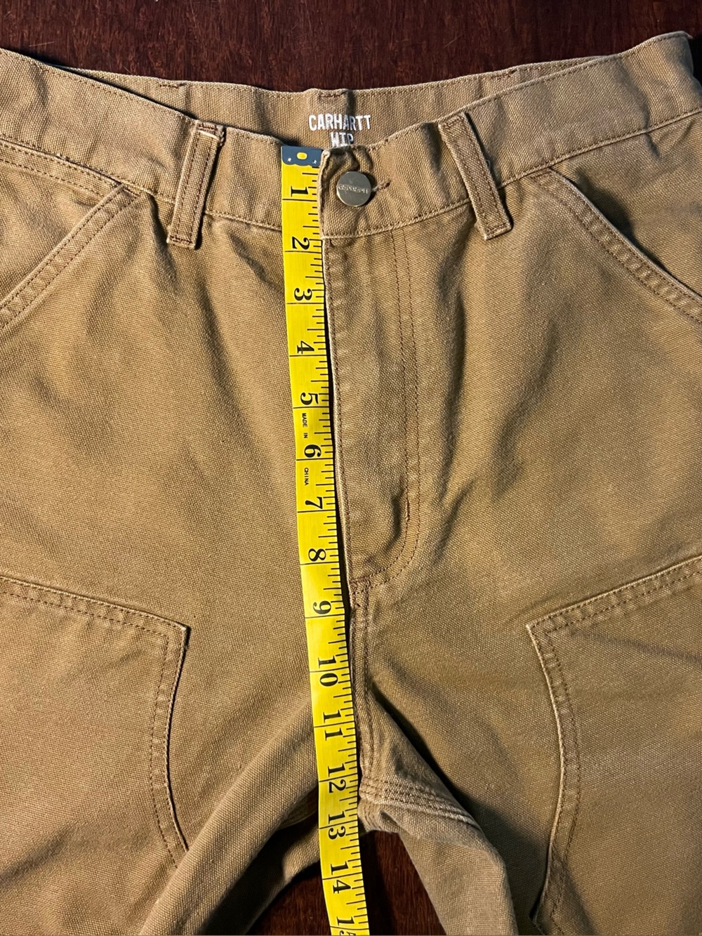 VTG Carhartt Work In Progress Double Knee Pants in Hamilton Brown - Picture 9 of 10